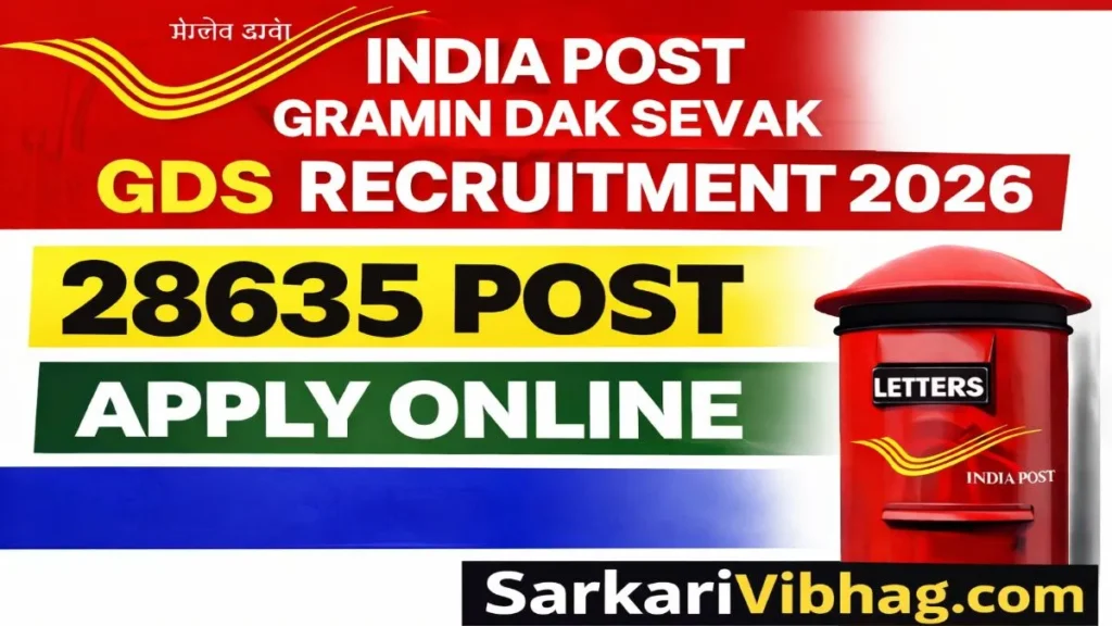 India Post Gramin Dak Sevak GDS Notification 2026