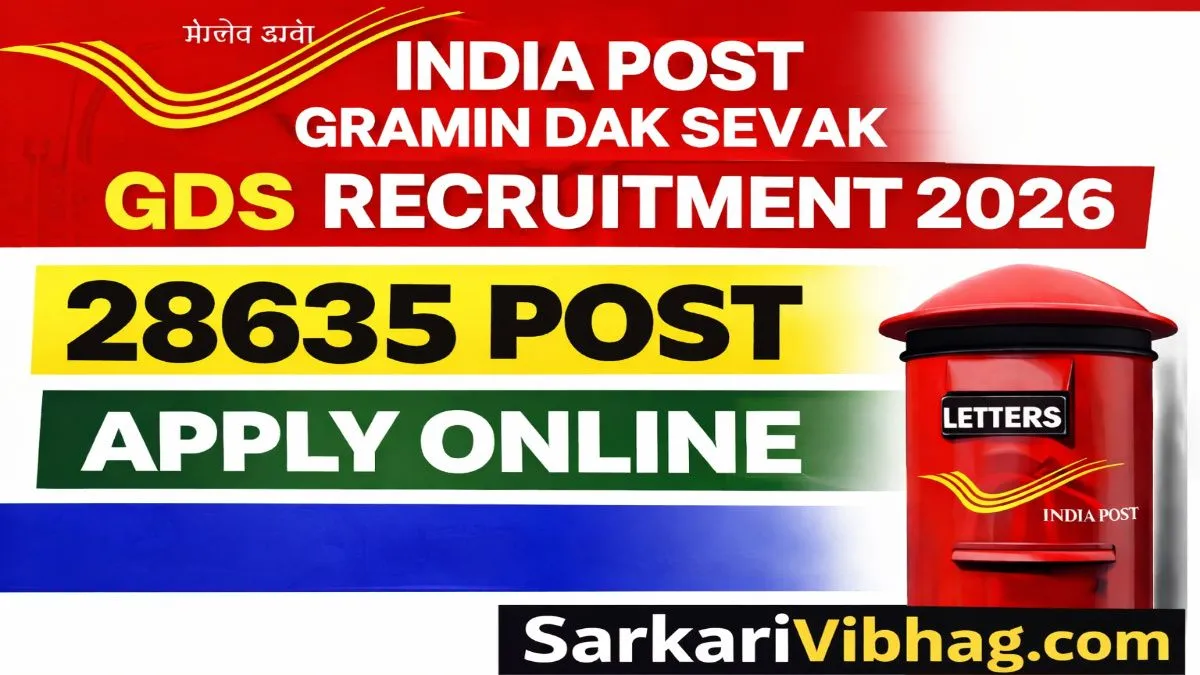 India Post Gramin Dak Sevak GDS Notification 2026