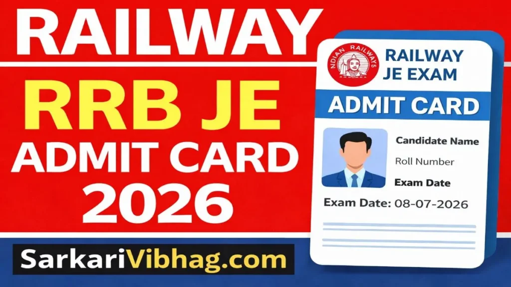 Railway-RRB-JE-Junior-Engineer-Admit-Card-Notification-2026-Sarkarivibhag.com
