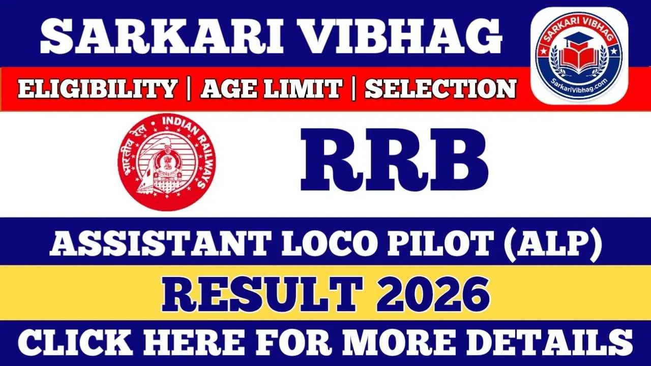 Railway RRB ALP Result 2026 OUT - Download Link
