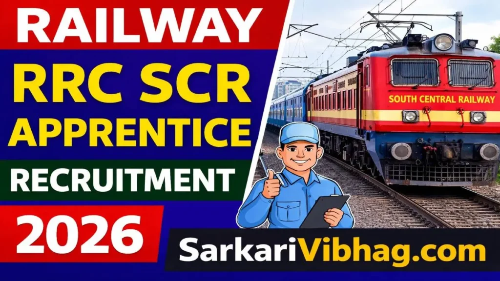Railway RRC SCR Apprentice Notification 2026 PDF SarkariVibhag.com