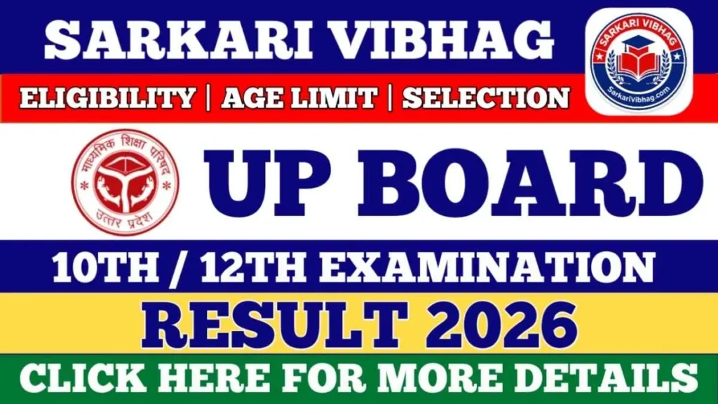 UP Board 10th / 12th Result 2026 OUT - Download Link