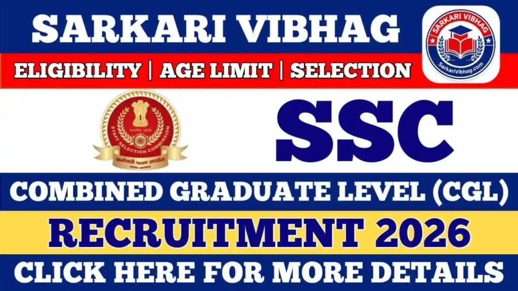 SSC CGL Notification 2026 PDF SarkariVibhag.com