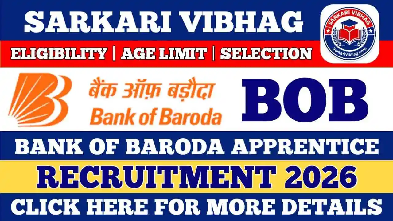 Bank of Baroda Apprentice Notification 2026 pdf SarkariVibhag.com