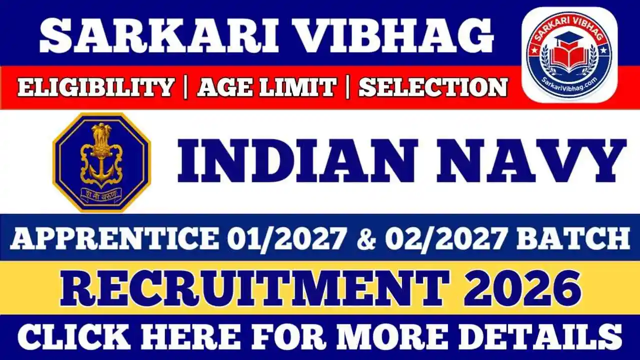 Indian Navy Agniveer (Apprentice) Notification 2026 PDF SarkariVibhag.com