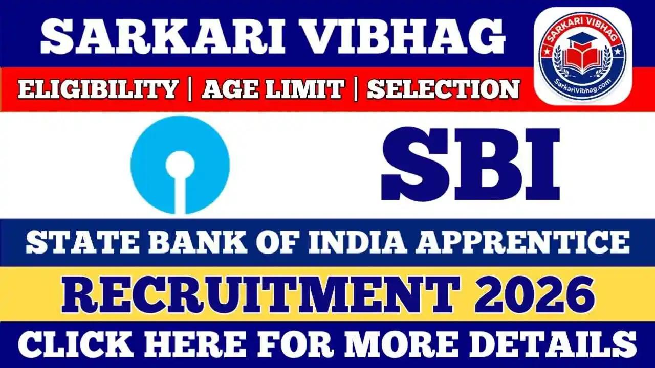 SBI Apprentice Notification 2026 SarkariVibhag.com