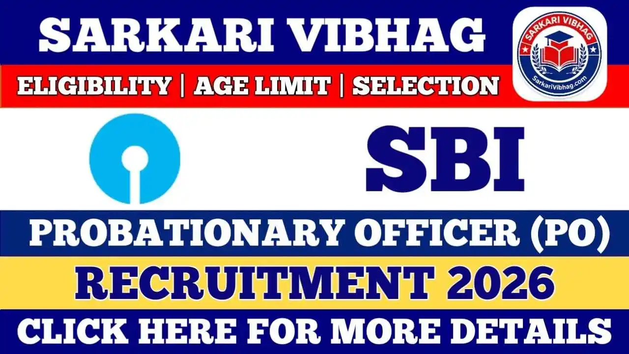 SBI PO Notification 2026 PDF SarkariVibhag.com